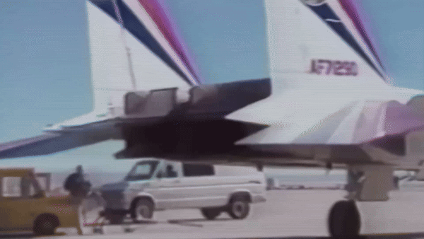 Плоское сопло F-15 STOL/MTD