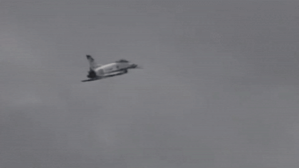 Манёвр Хербста в исполнении X-31