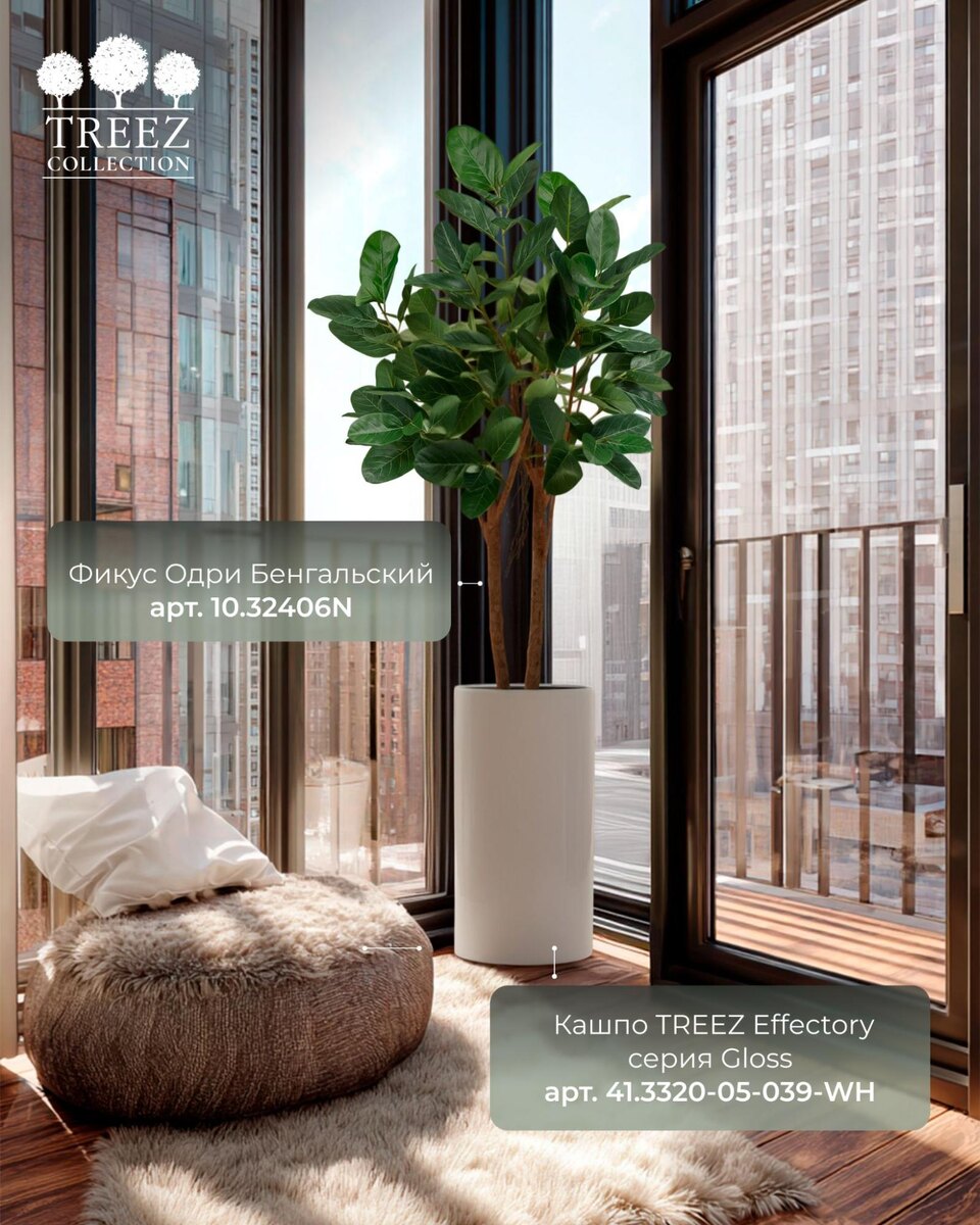 Кашпо и растения TREEZ Collection