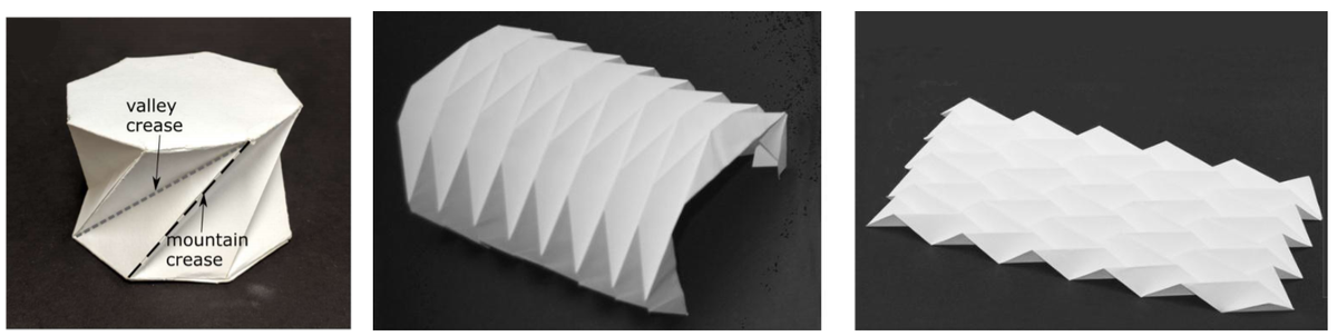 Варианты складвыания по Креслинг, Йошимур и Миуре