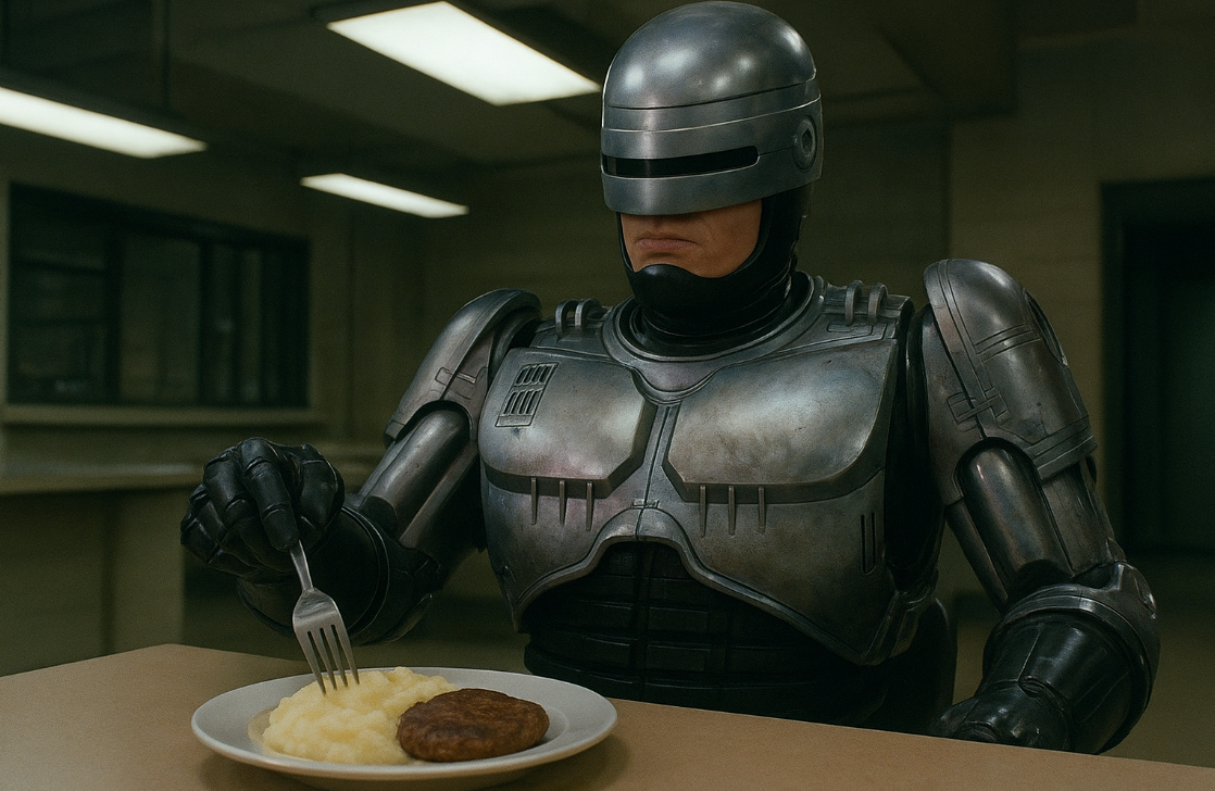 Робокоп питается