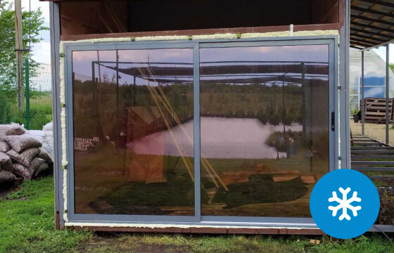 Холодное остекление террасы