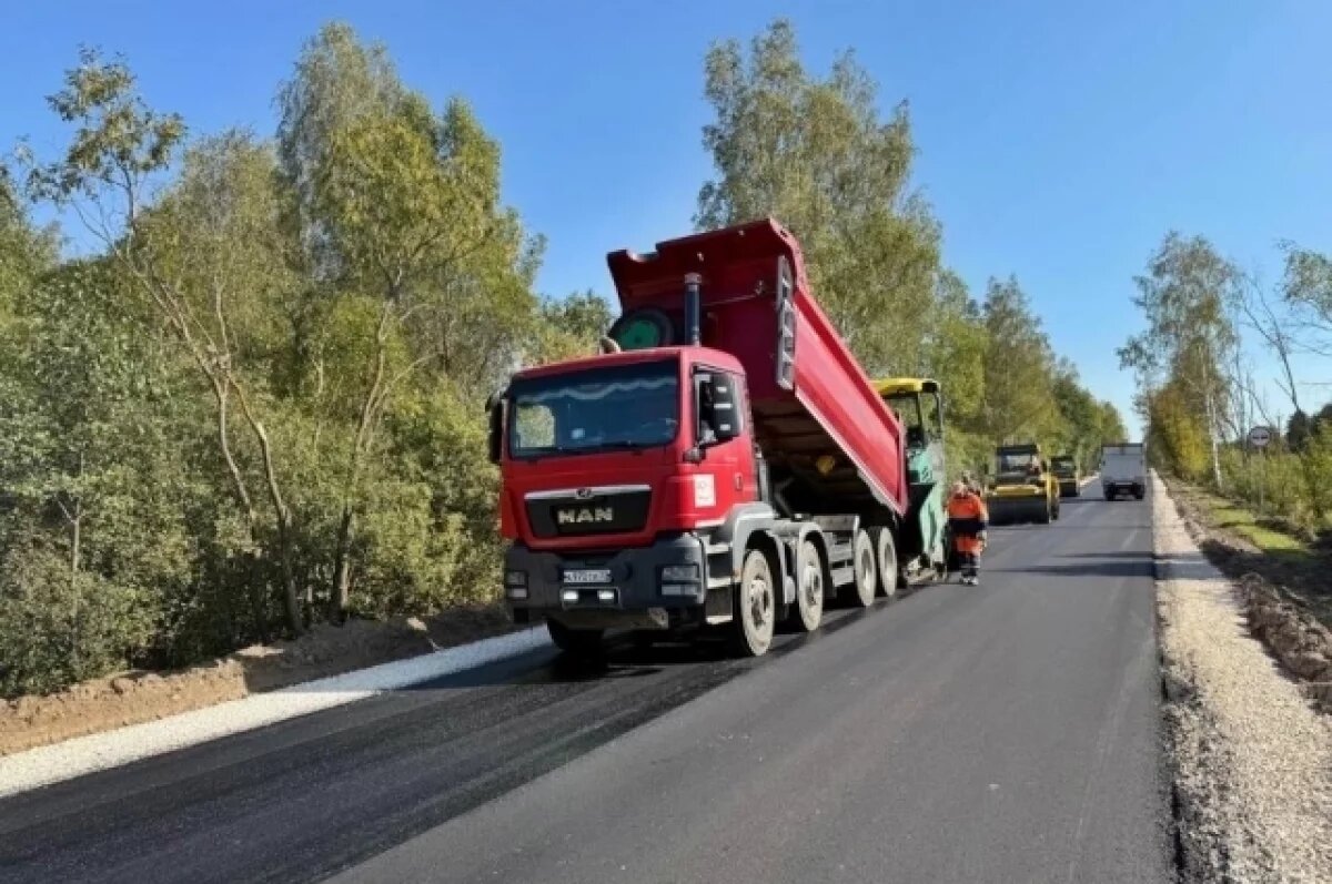    Во Владимирской области отремонтировали участок трассы у села Губцево