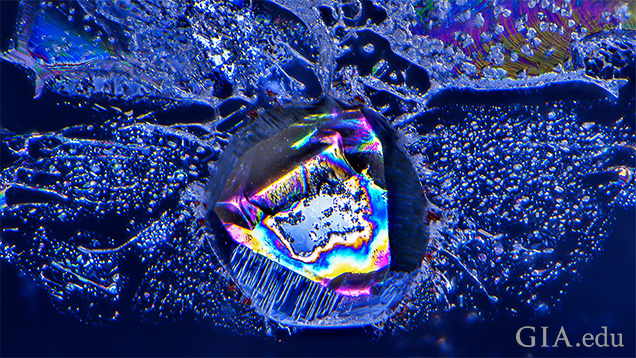 Вкрапления в сапфирах природного происхождения