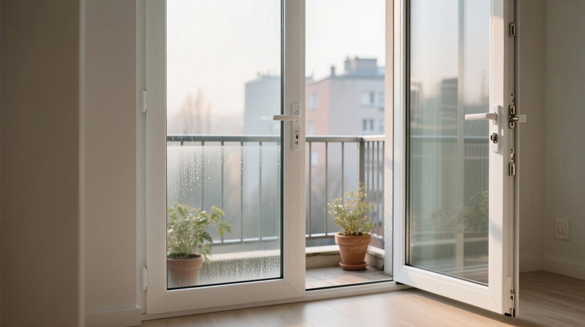 Провисшая дверь — главная причина сквозняка! Чаще всего проблема решается за минуту. Шестигранником отрегулируйте петлю, а эксцентрики на торце двери переведите в «зимний» режим.