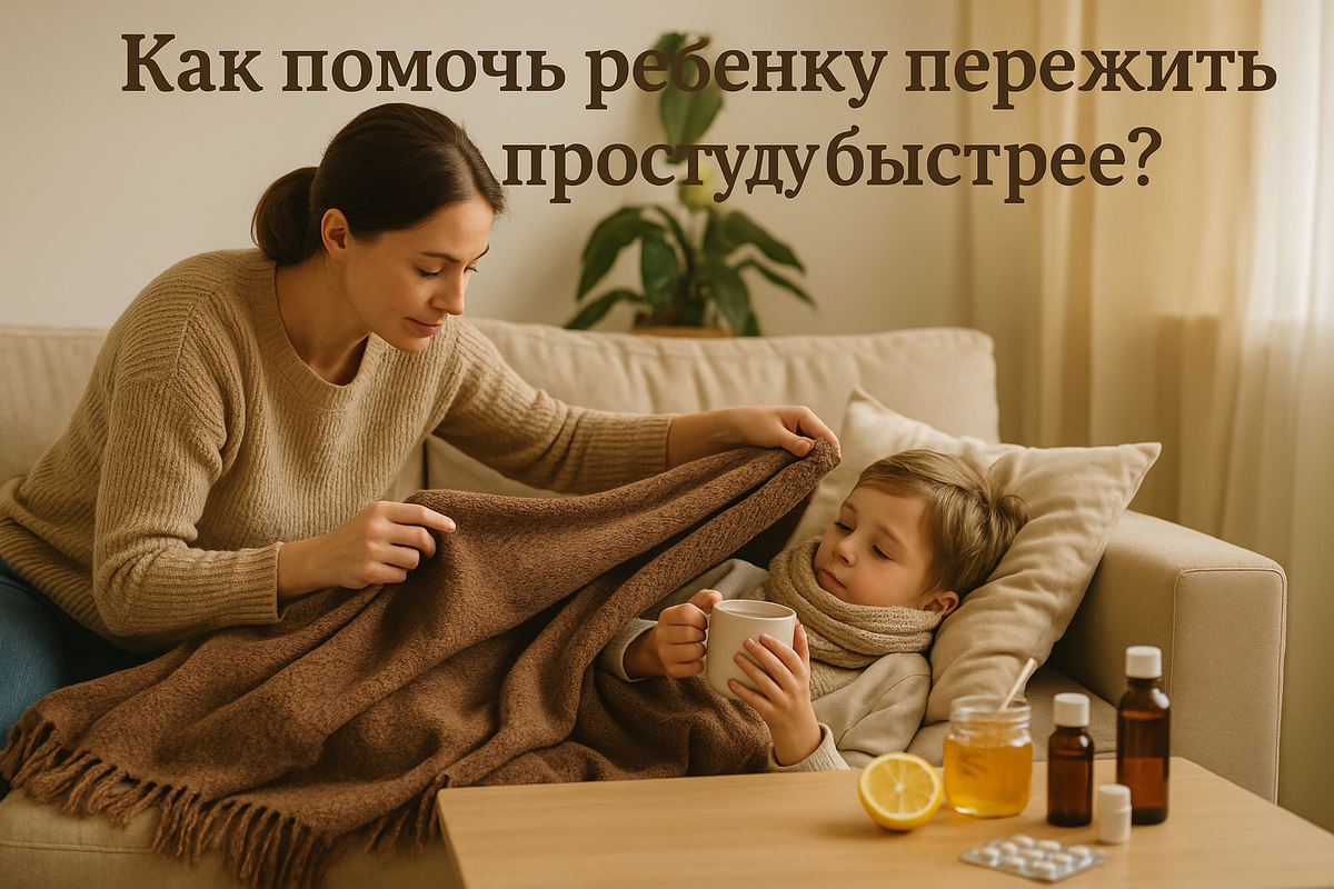 Как помочь ребёнку пережить простуду быстрее