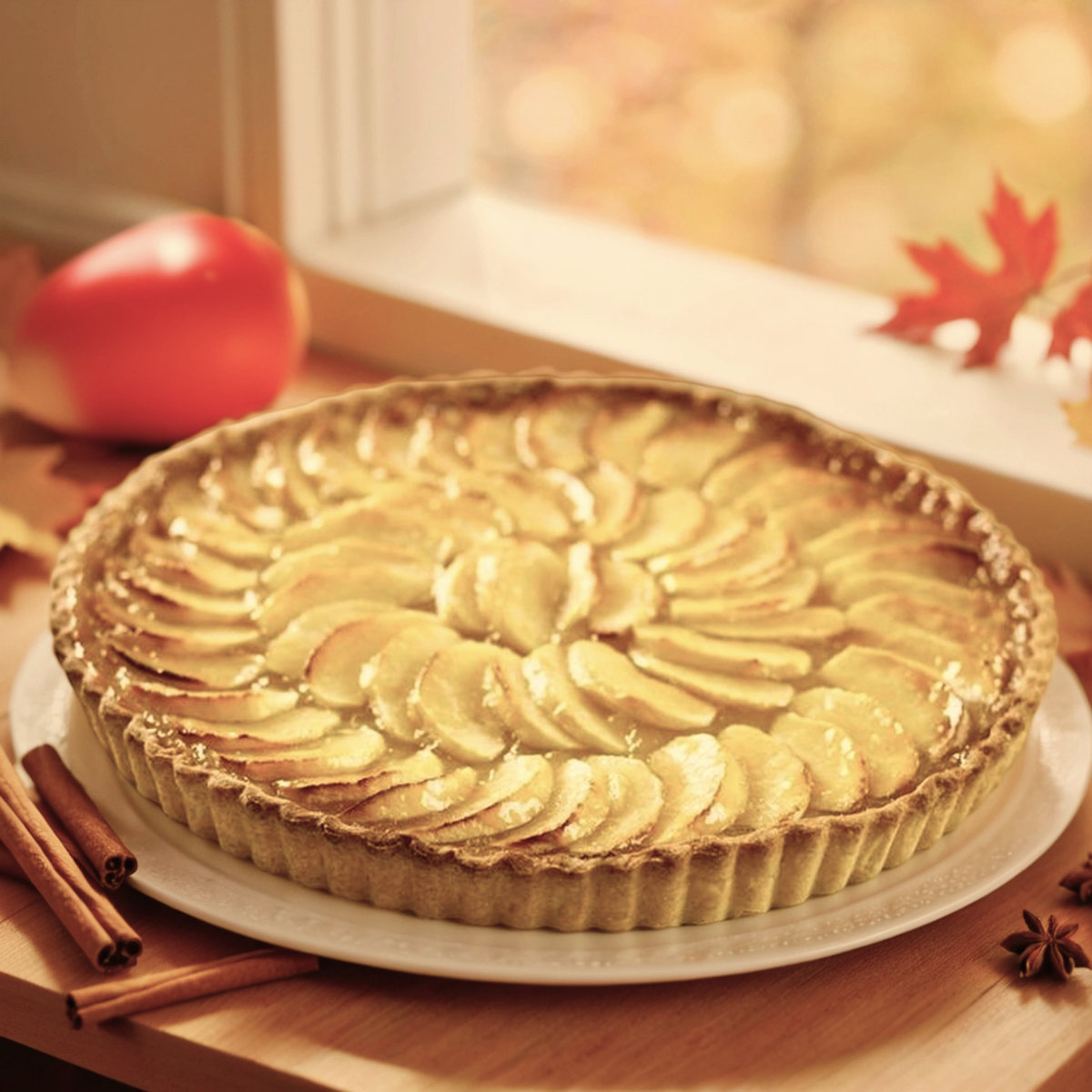 #Пирог_яблочный #Тарт_из_яблок