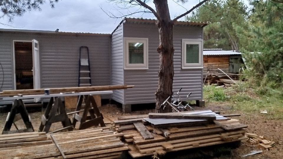 Пристрой к хозблоку-мастерская, своими руками. ЧАСТЬ 2