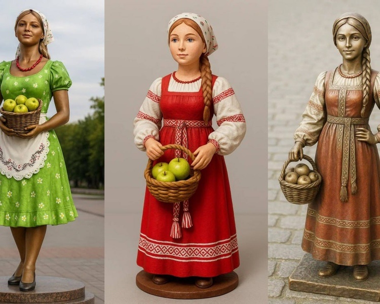     Александр Хинштейн показал, как могла бы выглядеть скульптура «Куряночки»