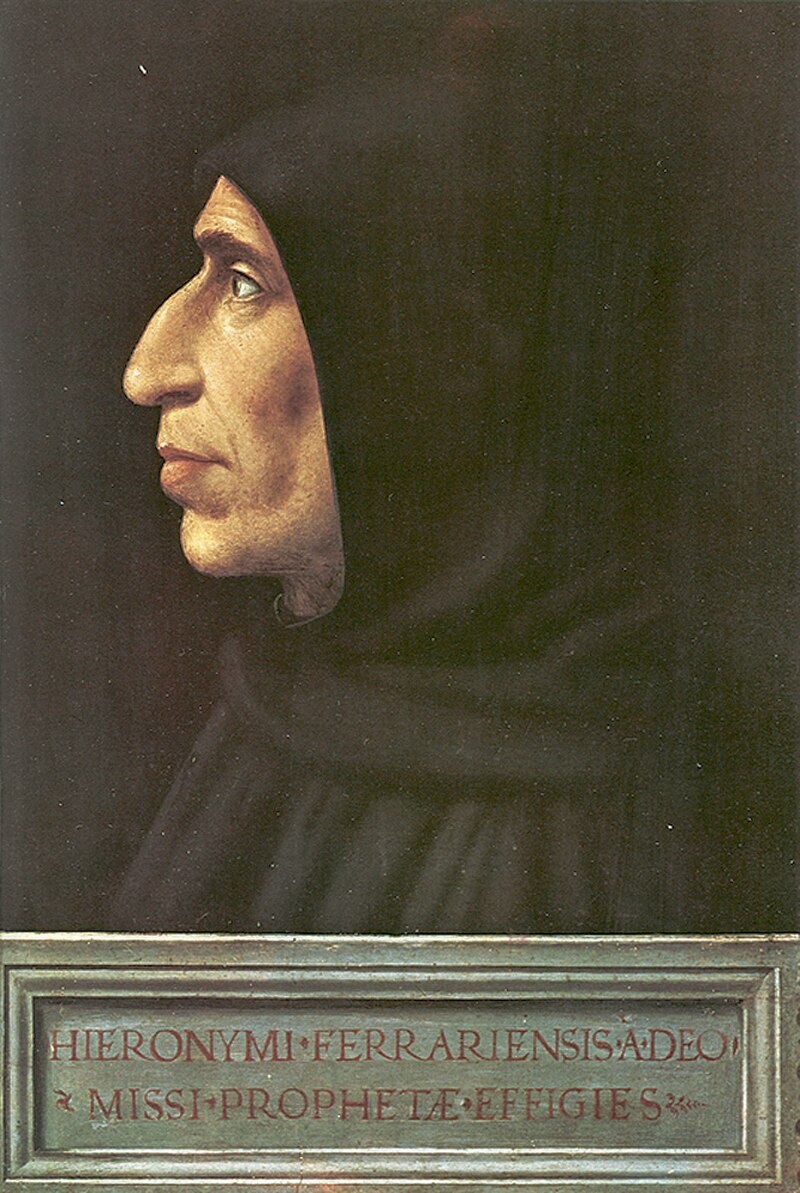 Портрет Савонаролы кисти Фра Бартоломео, около 1498 года https://it.wikipedia.org/wiki/Girolamo_Savonarola