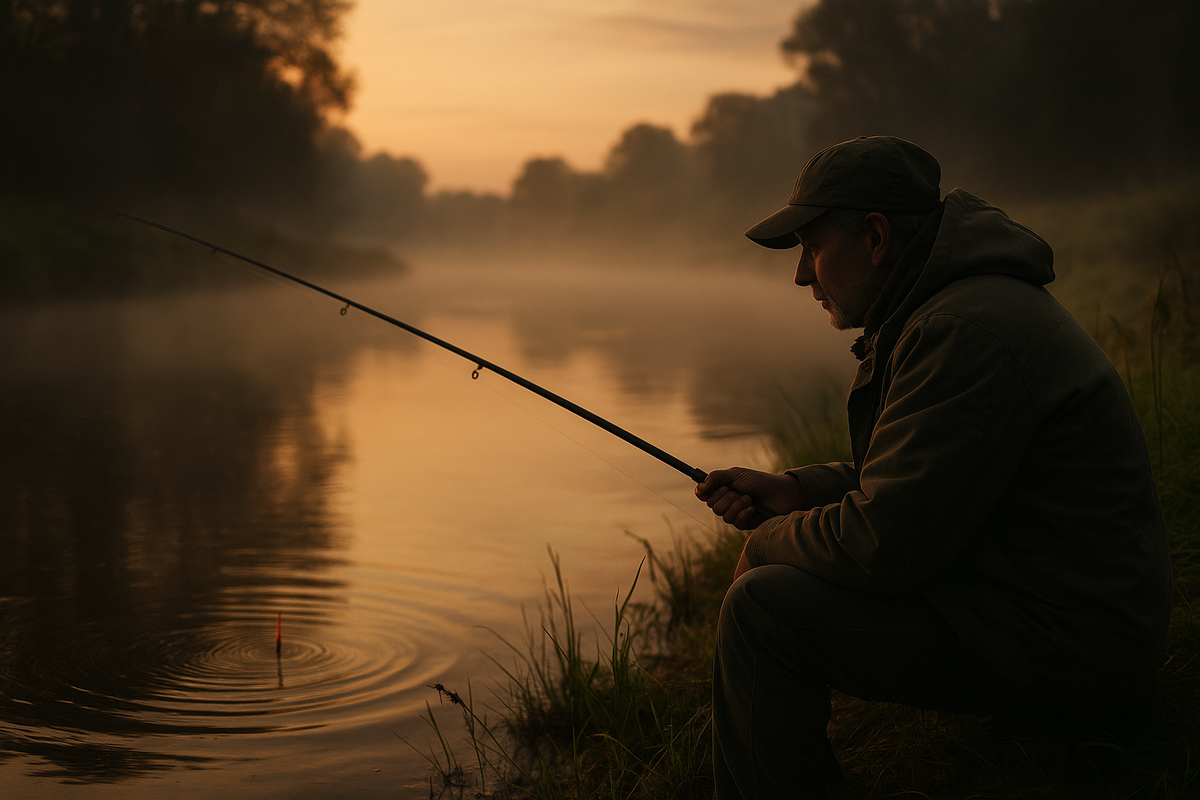 «Первая поклёвка на рассвете — туман, поплавок и сердце в пятках. Истории рыбалки на канале Поклёвка.»