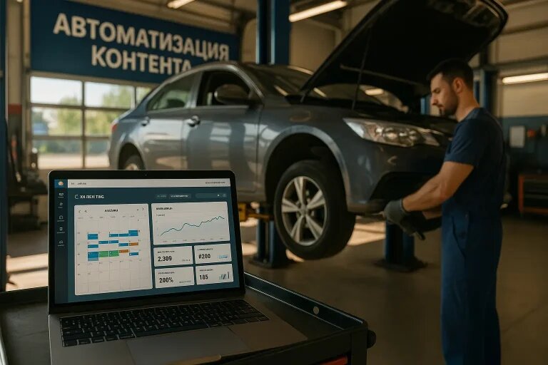    Автоуслуги и контент-завод: заявки, которые приходят сами "Kontenium"