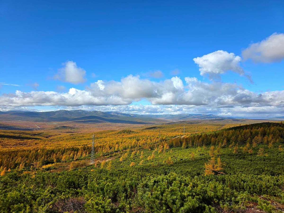 Золотая осень в Магадане