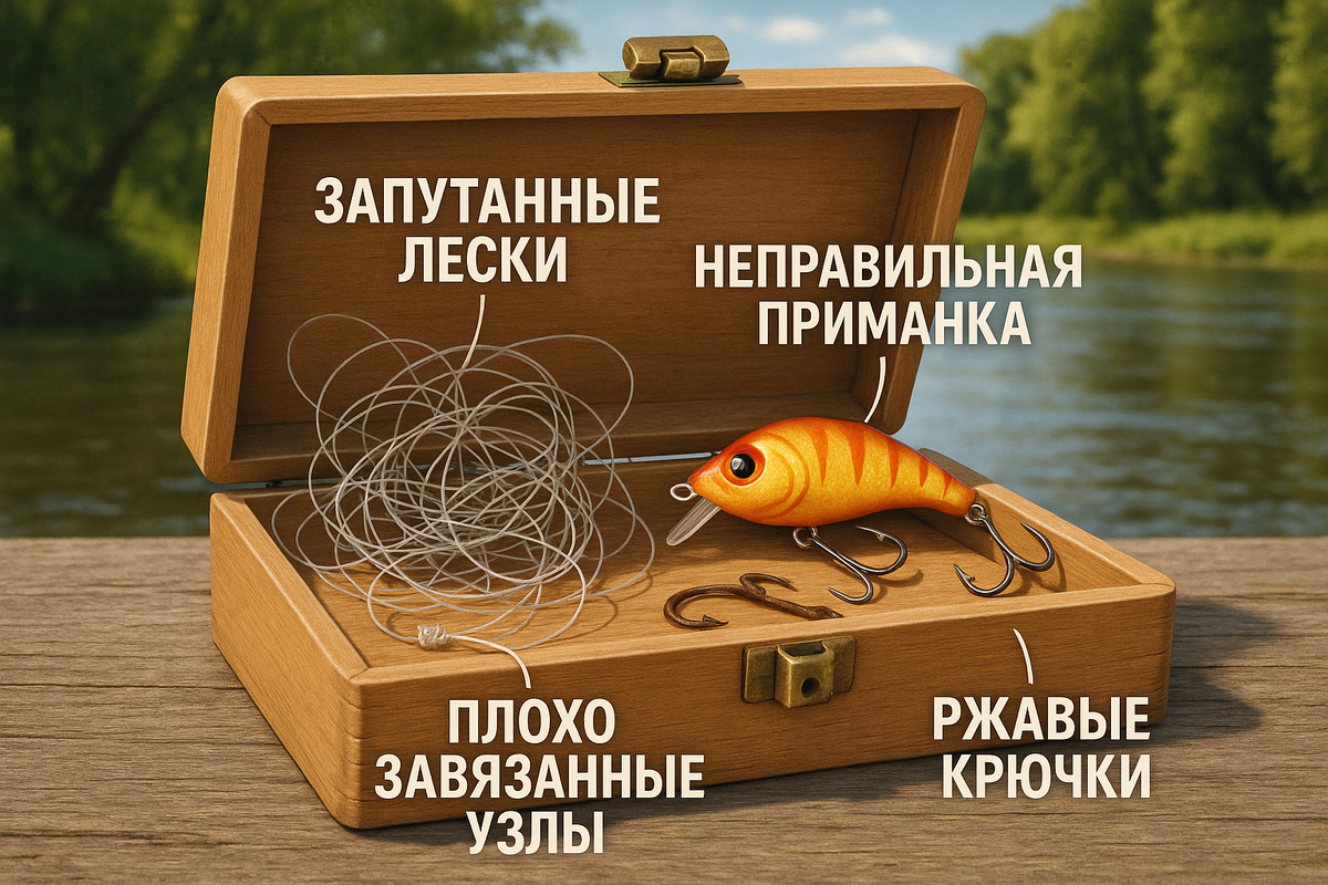 «ТОП-5 ошибок рыбаков: снасти, прикормка, время ловли. Советы от канала Поклёвка.»