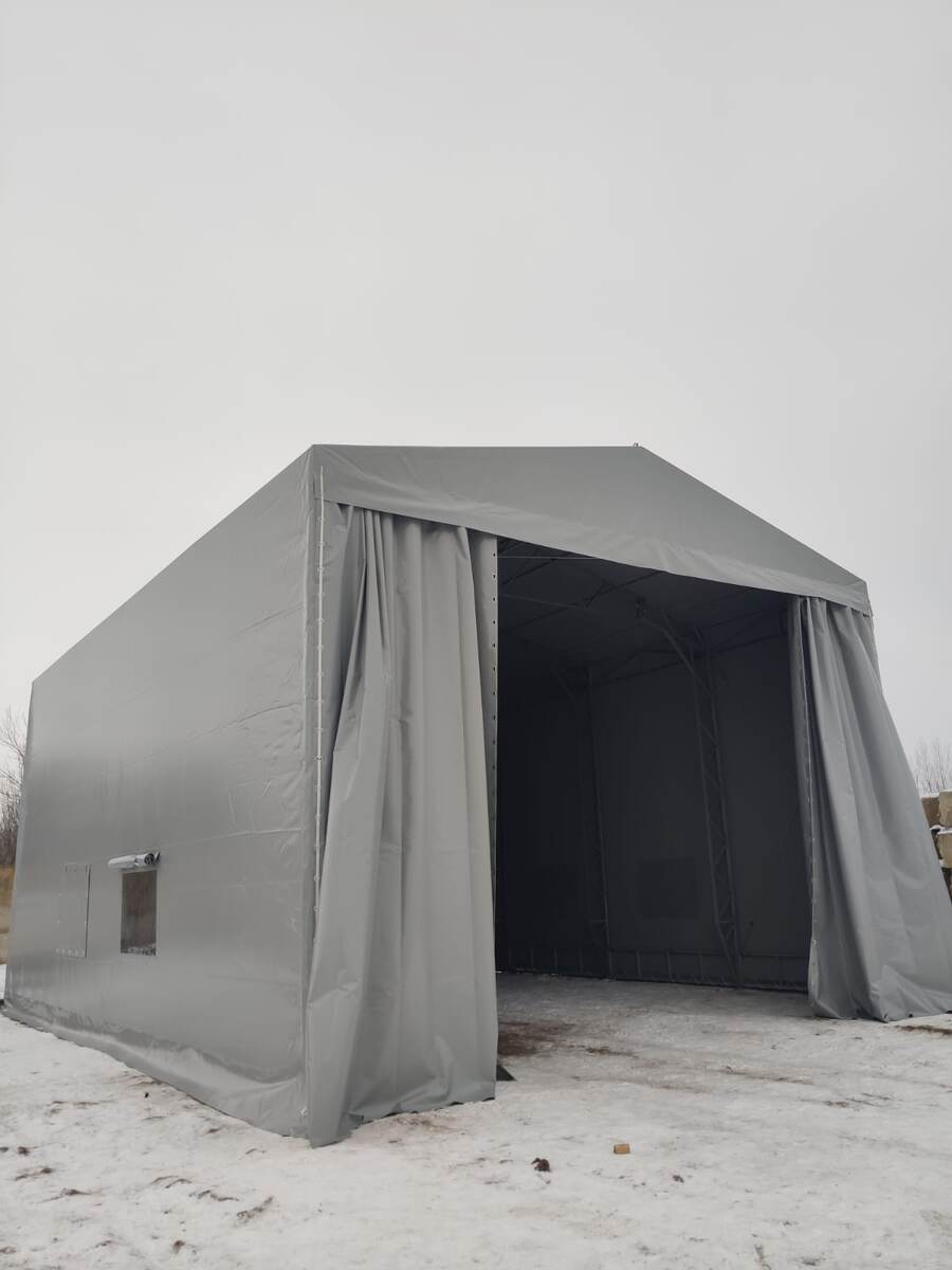 Быстровозводимые ремонтные палатки Изапром