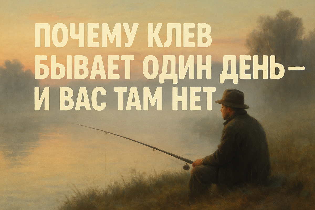 «Каждый рыбак хоть раз задавал себе этот вопрос: почему не клюёт?