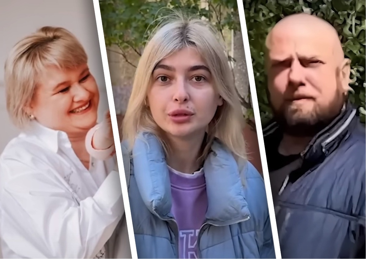 Слева направо: Регина, её дочь Виолетта и обвиняемый в убийстве супруг Валерий