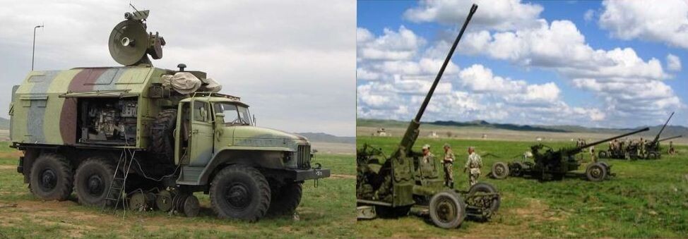 Зенитно артиллерийский комплекс ЗАК-С60 (РПК-1 и управляемая им зенитная батарея 57мм)