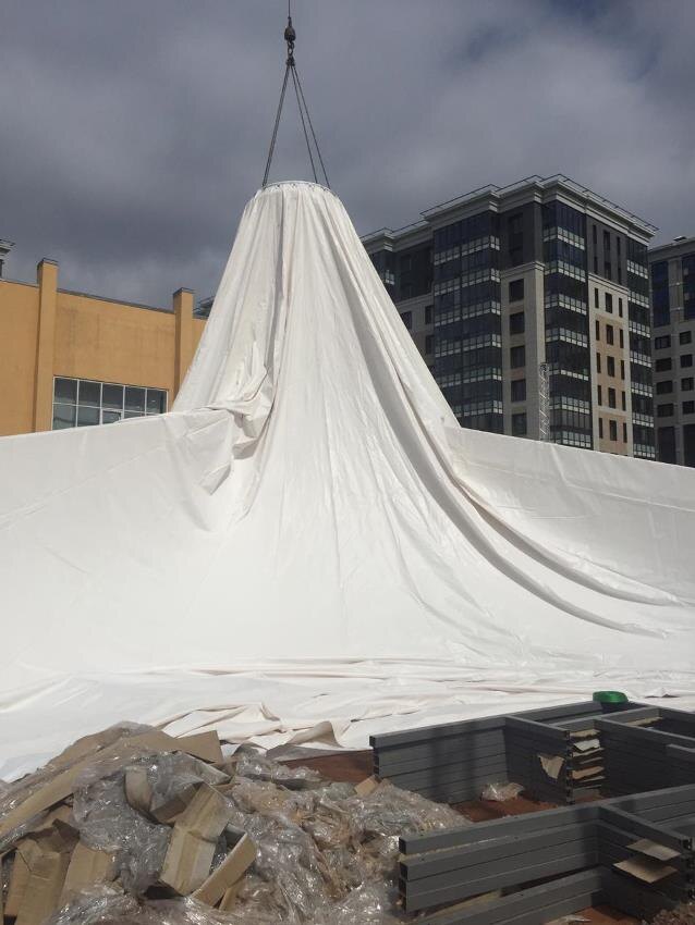 Тент купол D35м-разработчик компания Изапром