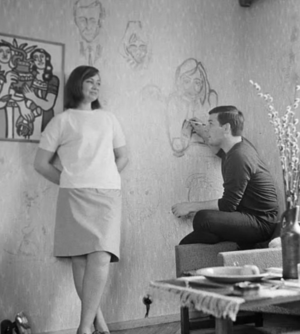 Лужина с первым мужем Алексеем Чардыниным