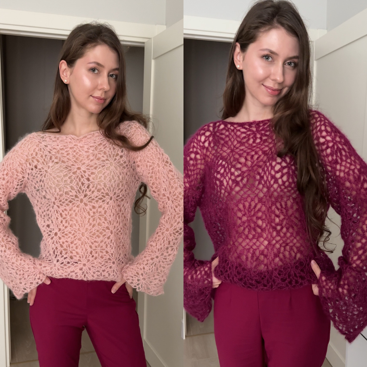 Слева первый вариант.