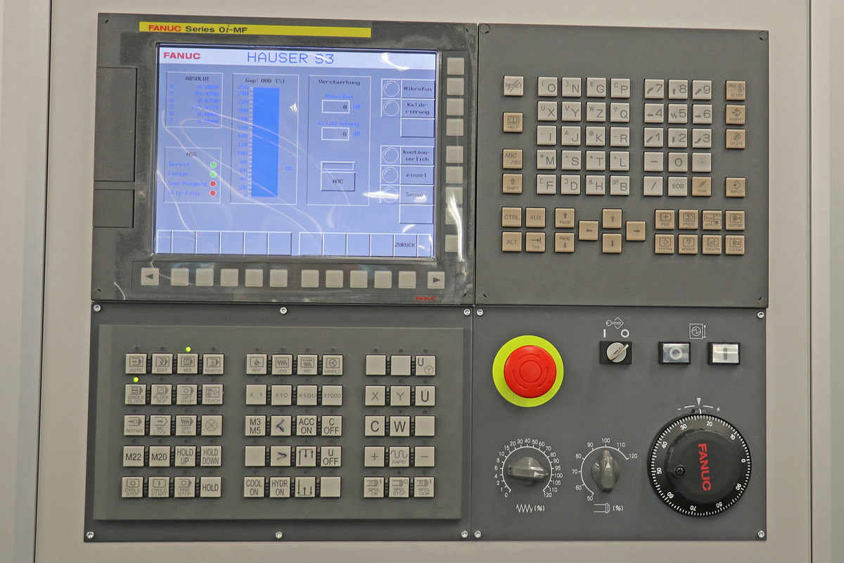 Пример панели управления 