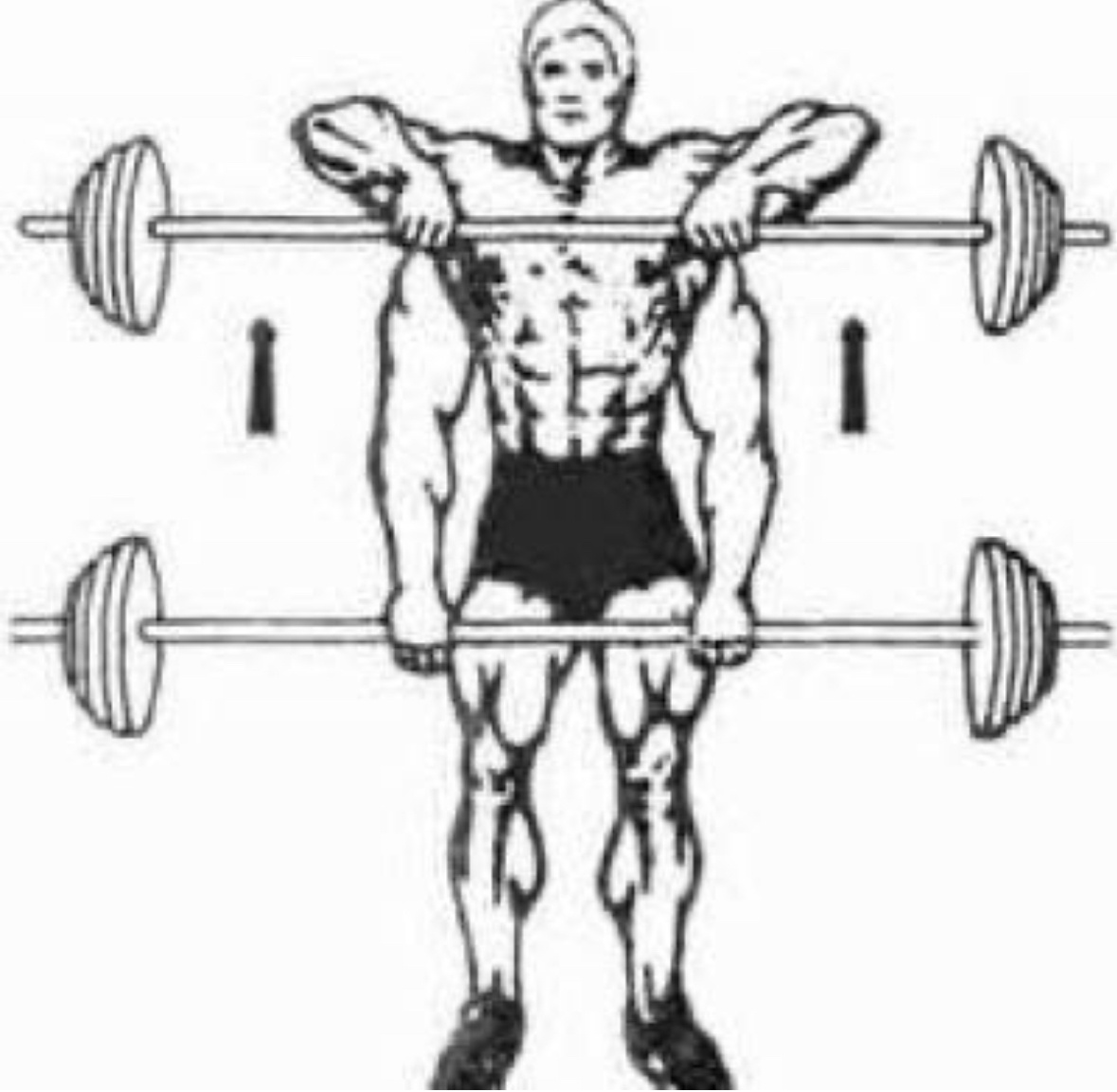 Наглядный пример протяжки со штангой