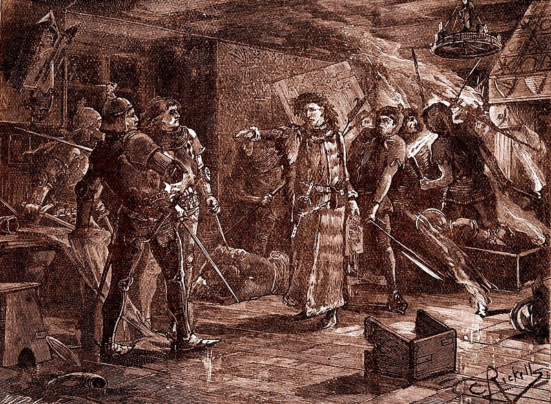 Арест заговорщиков Крещенского заговора. Иллюстрация с сайта https://ru.wikipedia.org/