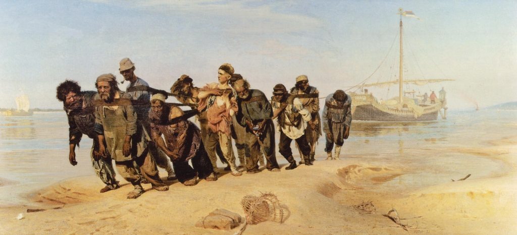 И.Е. Репин «Бурлаки на Волге», 1870–1873 © ГРМ