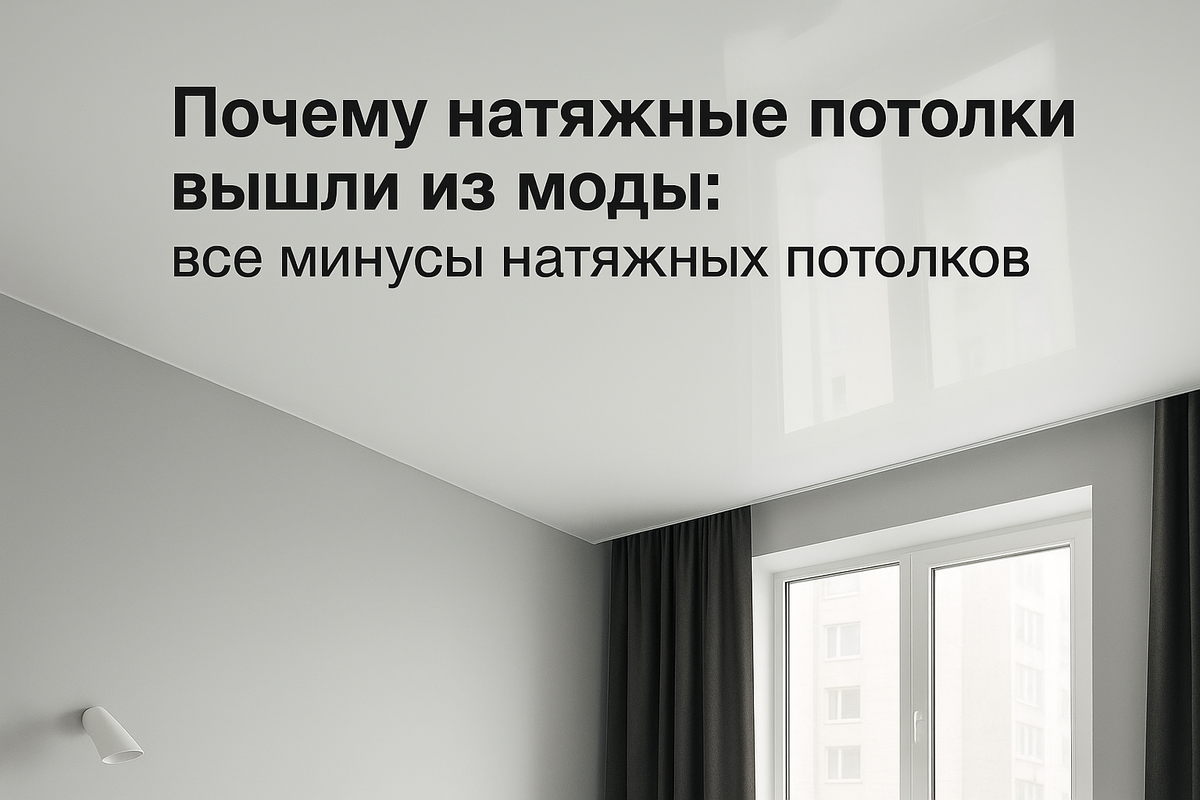 Комната с натяжным потолком