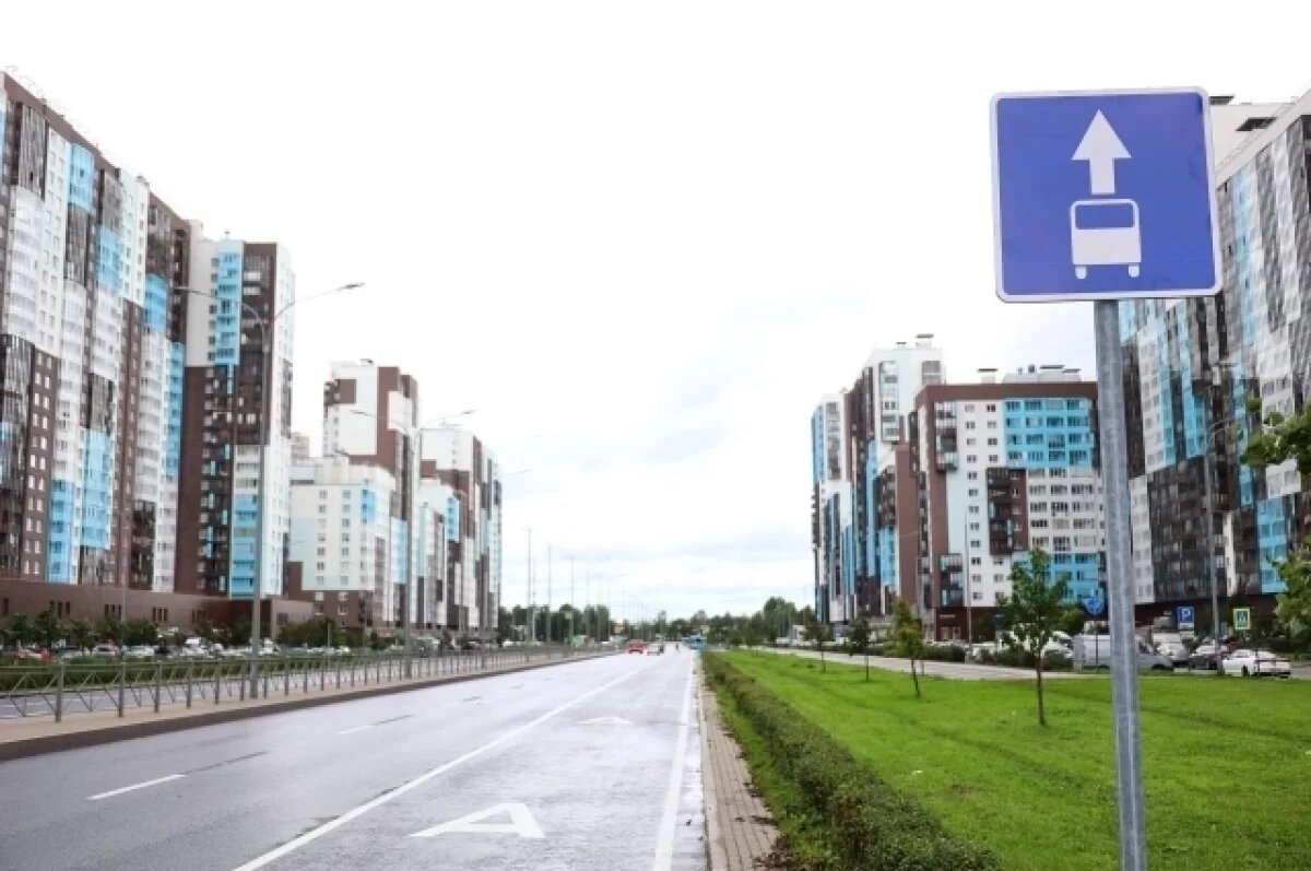    В Петербурге появится выделенная полоса для транспорта с 10 октября