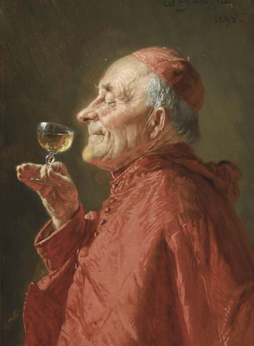 Одна из картин Эдуарда фон Грютцнера. Изображение взято здесь: https://www.christies.com/en/lot/lot-3982671