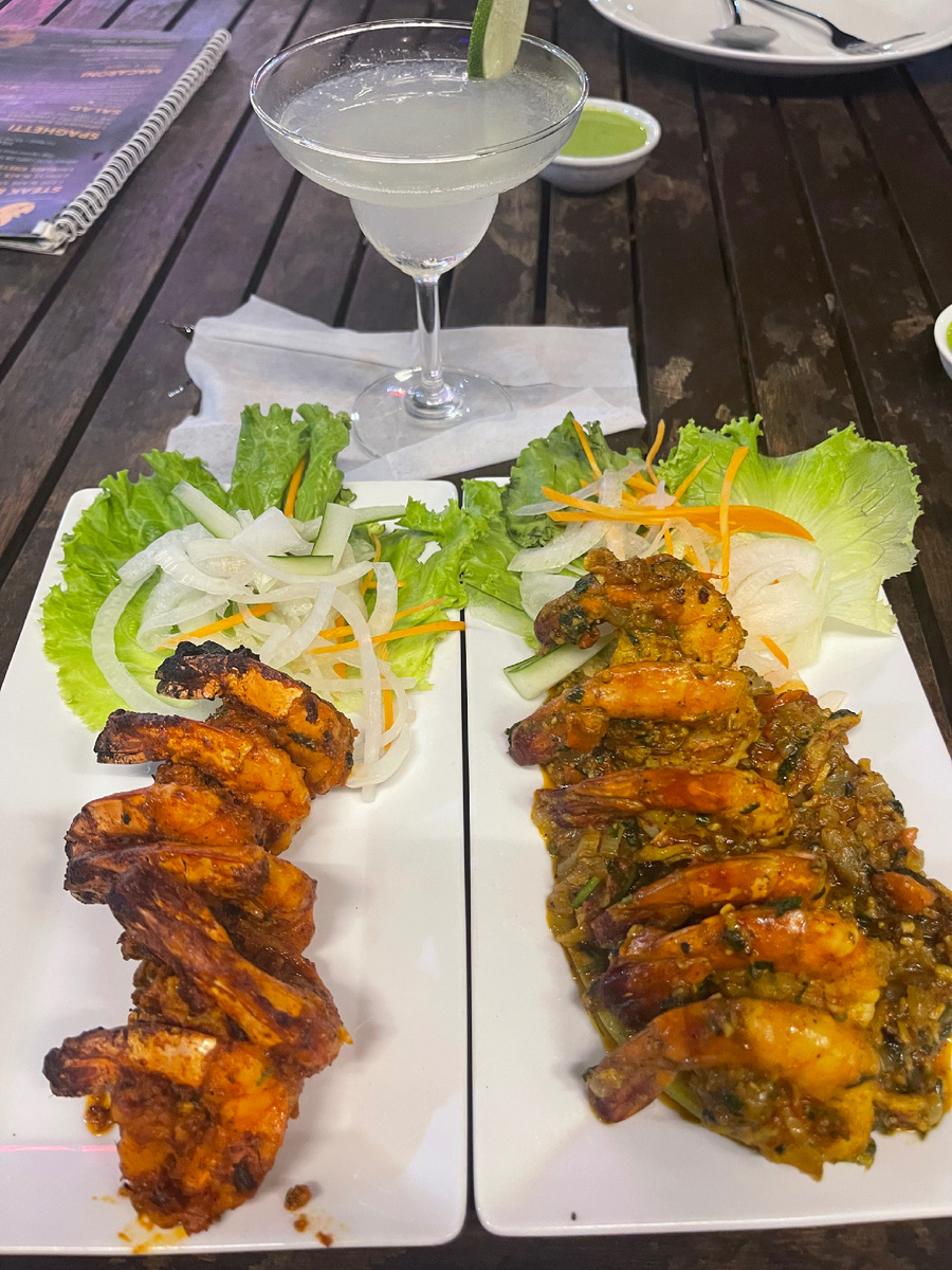 Креветки по-индийски во Вьетнаме