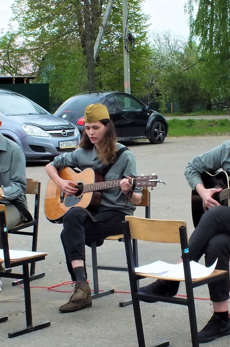 Репетируем спектакль к Дню Победы