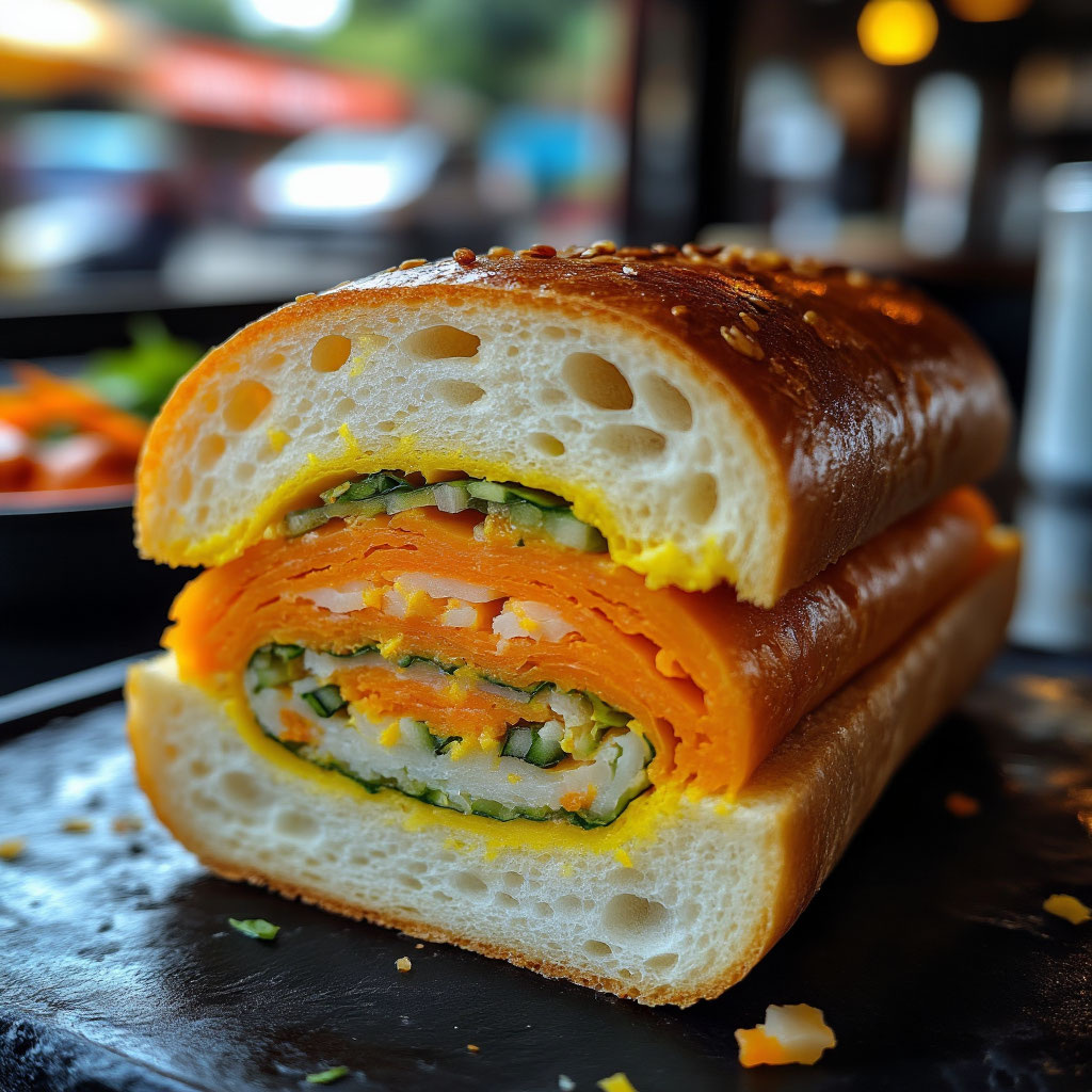 Вьетнамский бánh mì