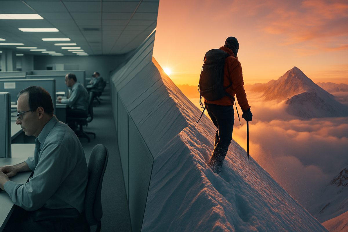 Смертельный риск или медленная смерть в офисе? Твой горизонт выбираешь ты.