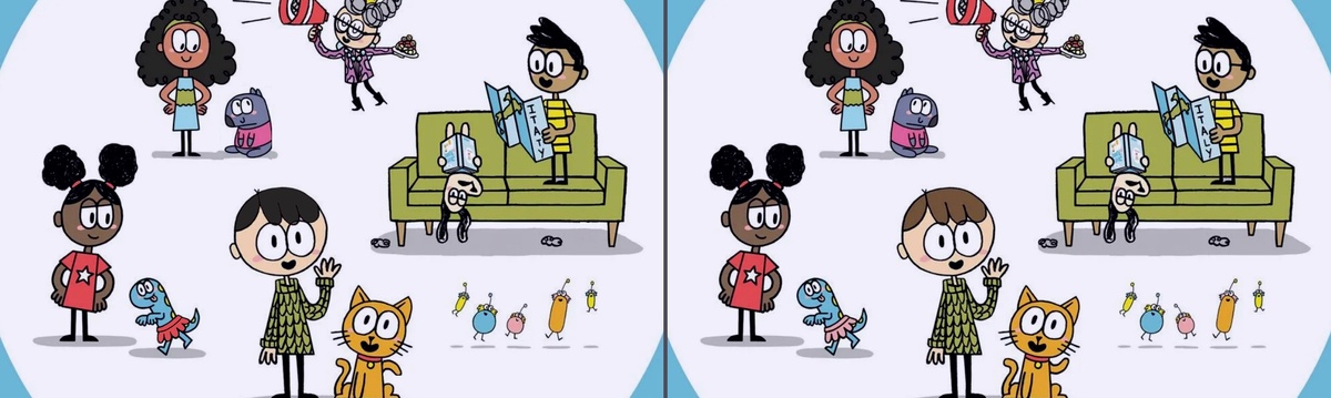 Найдите 7 отличий