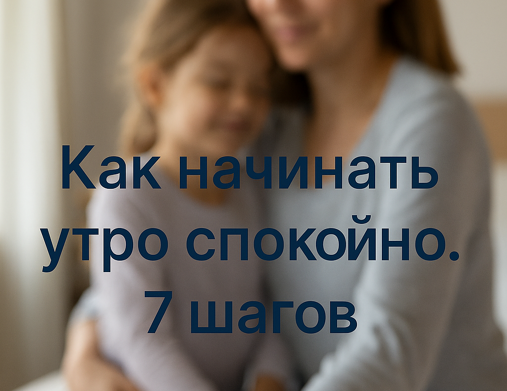 Советы для родителей: как организовать утро ребёнка. 7 шагов, которые помогут сделать сборы в садик и школу лёгкими и без стресса.