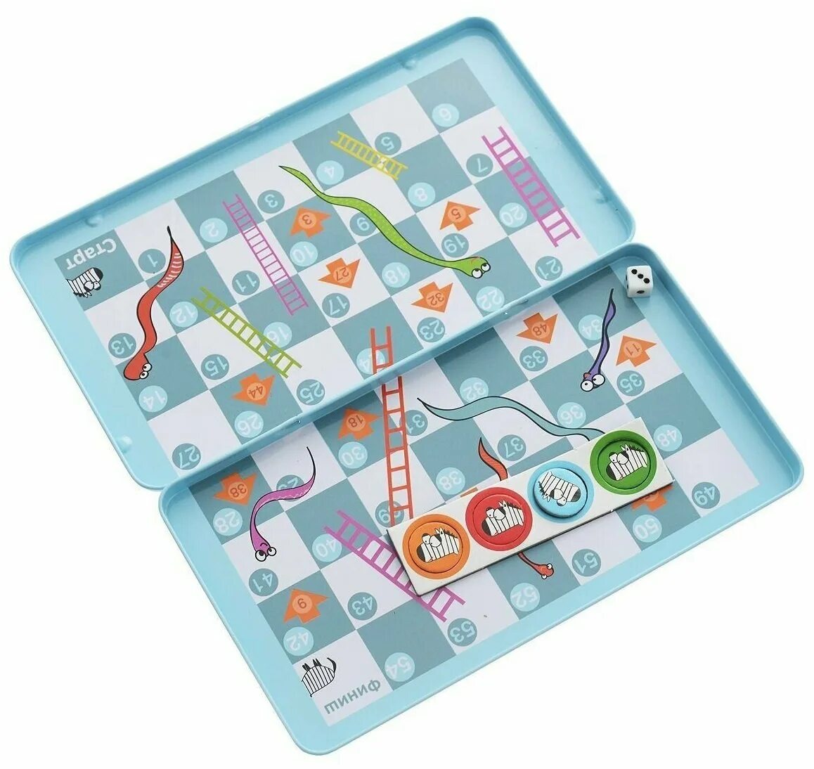 Настольная игра The Purple Cow "Змеи и Лестницы".