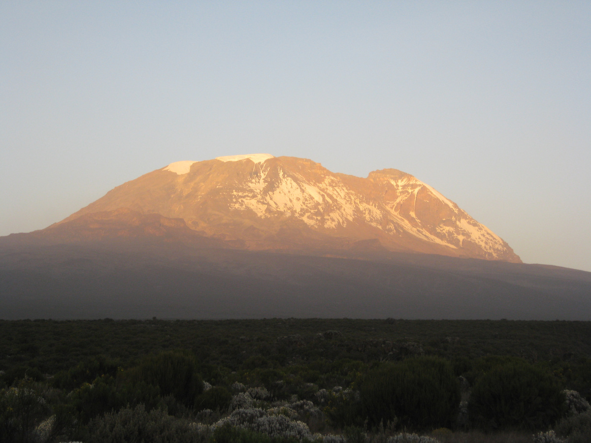 Закат в лагере Шира-1, Килиманджаро
