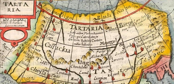 Изображение европейской карты Тартарии