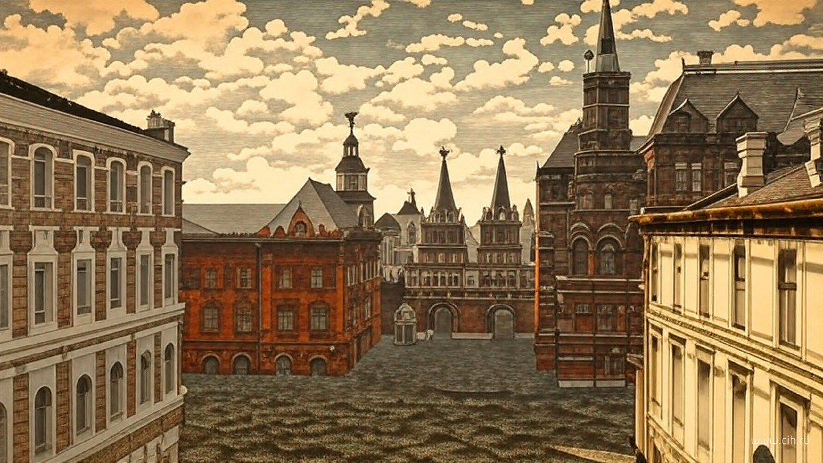 Тверская улица и Воскресенская площадь в нач. XX в. (Некоторые иллюстрации подверглись худ. обработке. Оригиналы — в книге.)