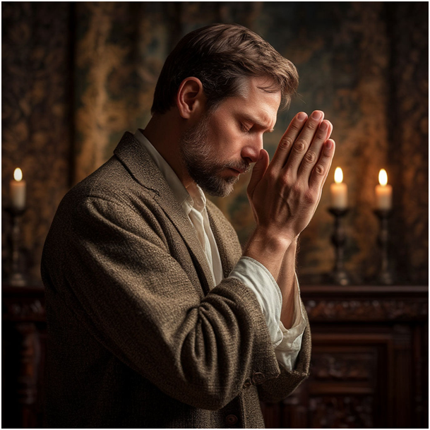 Сгенерировано ИИ- молитва за близкого, умершего, на Небесах.