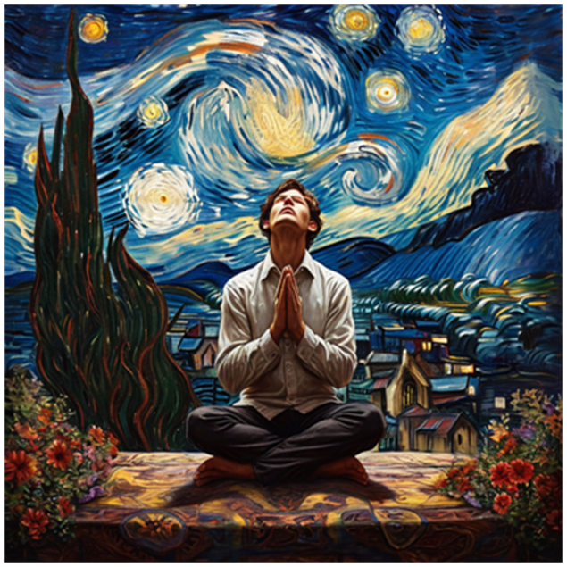 Сгенерировано ИИ- молитва за ушедшего.