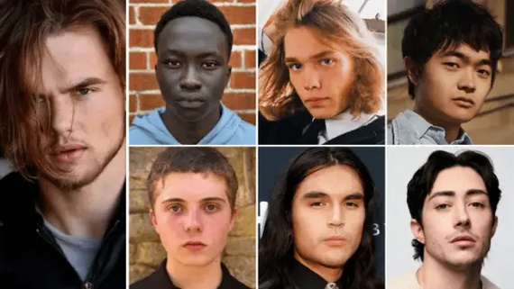 Актеры из фильма "Долгая прогулка" по книге Стивена Кинга