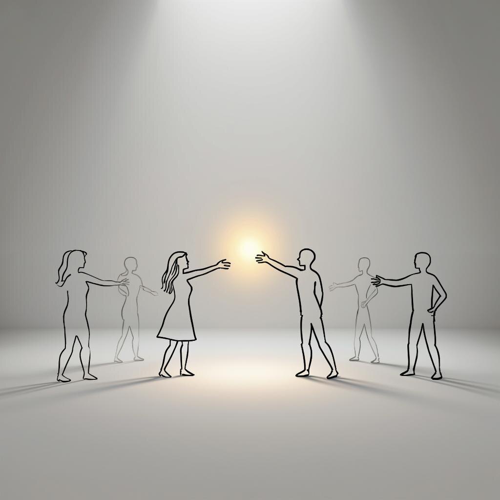 Мы, как слепые котята, ищем друг друга в большой комнате