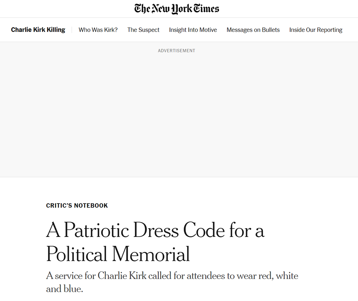     «Патриотический дресс-код для политической панихиды»