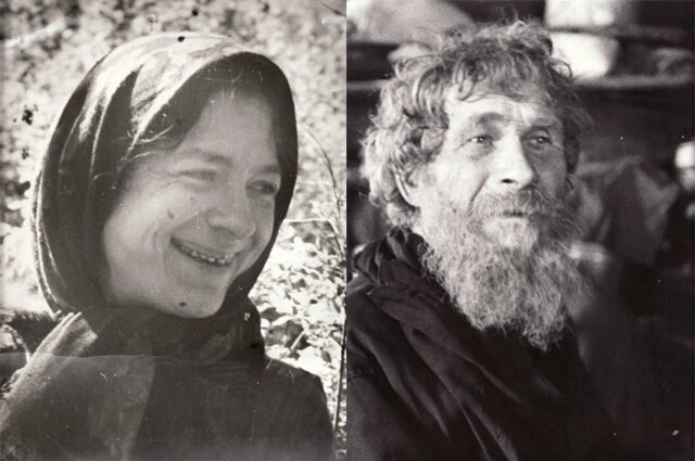    Агафья и Карп Лыковы. Фото: Из личного архивa/ Николай Пролецкий