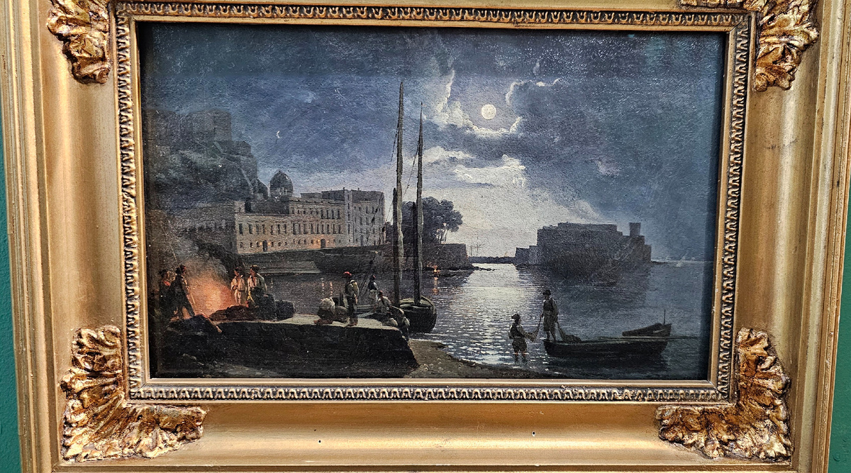 ЩЕДРИН СИЛЬВЕСТР ФЕОДОСИЕВИЧ(1791 - 18З0) Schedrin SylvesterЛуиная ночь B Неаполе1827 Холст, масло