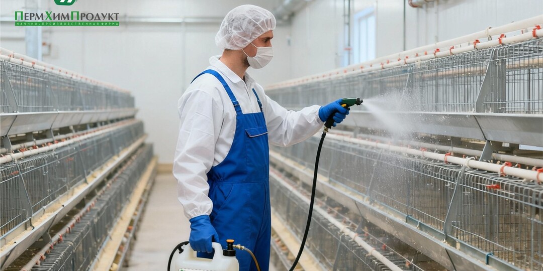 Эффективная мойка и дезинфекция на птицефабрике с помощью профессиональных решений «ПермХимПродукт»